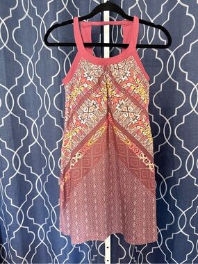 Prana Pink Patterned Women's Athletic Dress Sz XS E6